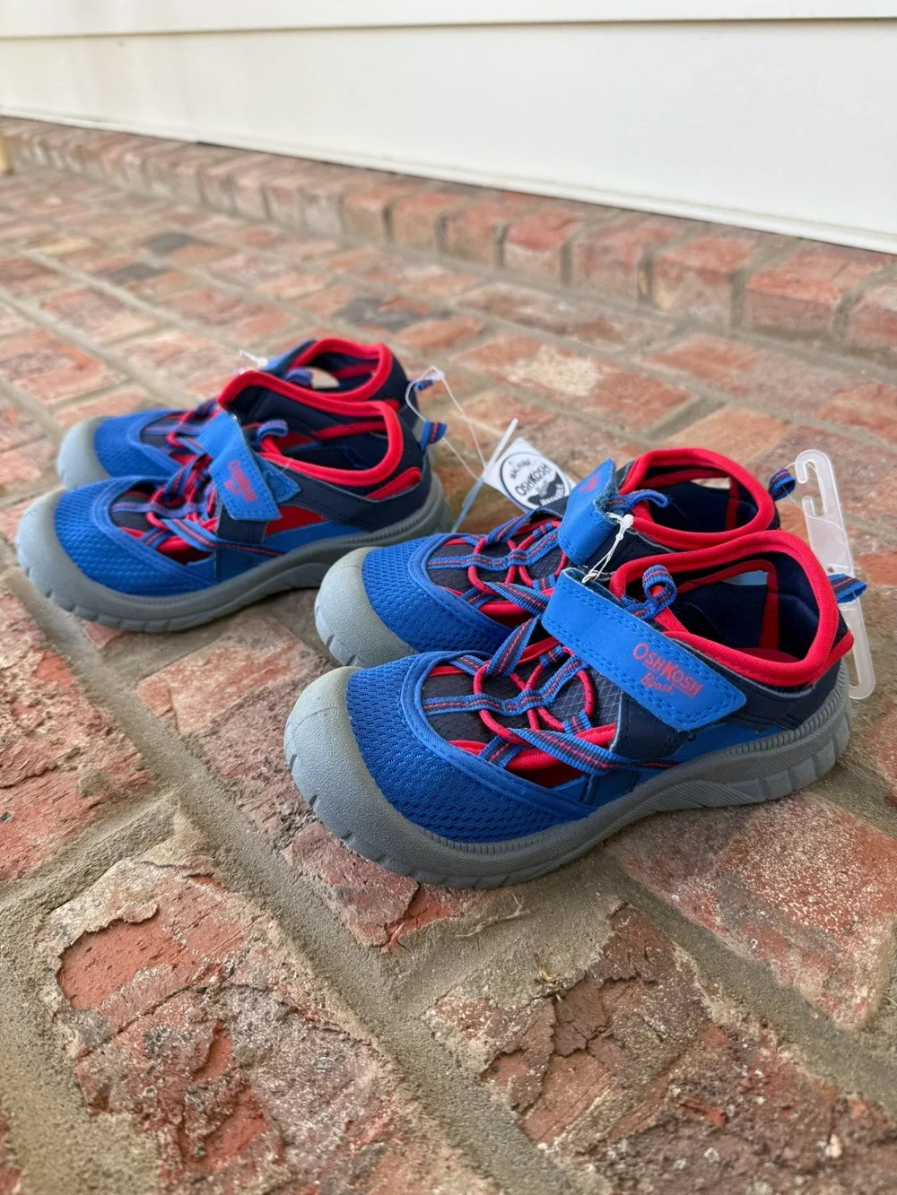OshKosh Blue and Red Kids' Active Sandals - 2 pairs